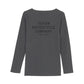 Indian Motorcycle Women's Est. 1901 Block Logo Henley Long Sleeve T-Shirt, Gray