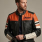 Men's Indian Bomber Icon Leather Jacket V.02