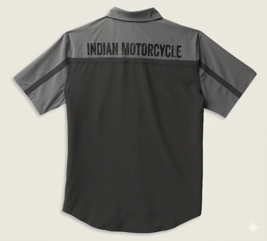 Men's Coolcore Bar & Shield Shirt - Colorblocked - Blackened Pearl