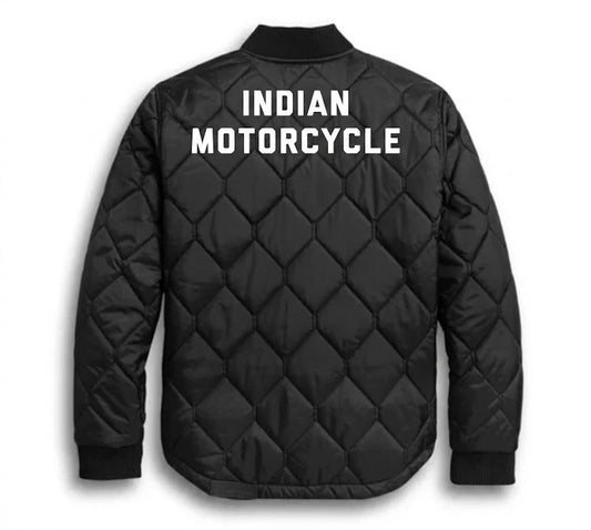 Men's Quilted Camo Lined Jacket