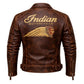 Men's Indian Bomber Icon Leather Jacket V.03