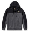 Men's TECH Gaiter Full Zip - Charcoal Grey Heather & Black