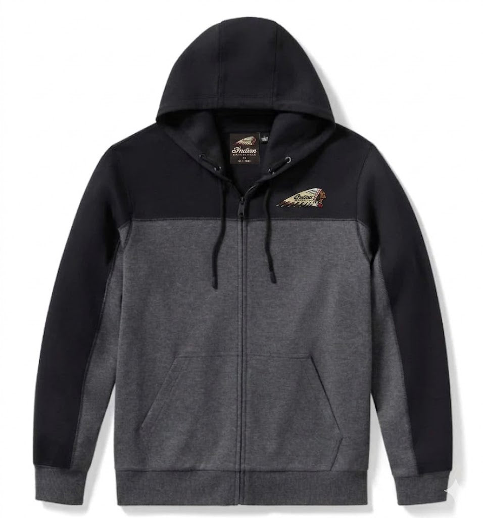 Men's TECH Gaiter Full Zip - Charcoal Grey Heather & Black
