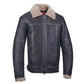 Indian Motorcycle Men's Leather Shearling Riding Jacket