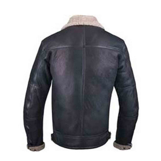 Indian Motorcycle Men's Leather Shearling Riding Jacket