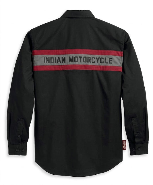 Men's Indian Performance Shirt Colorblocked, Black