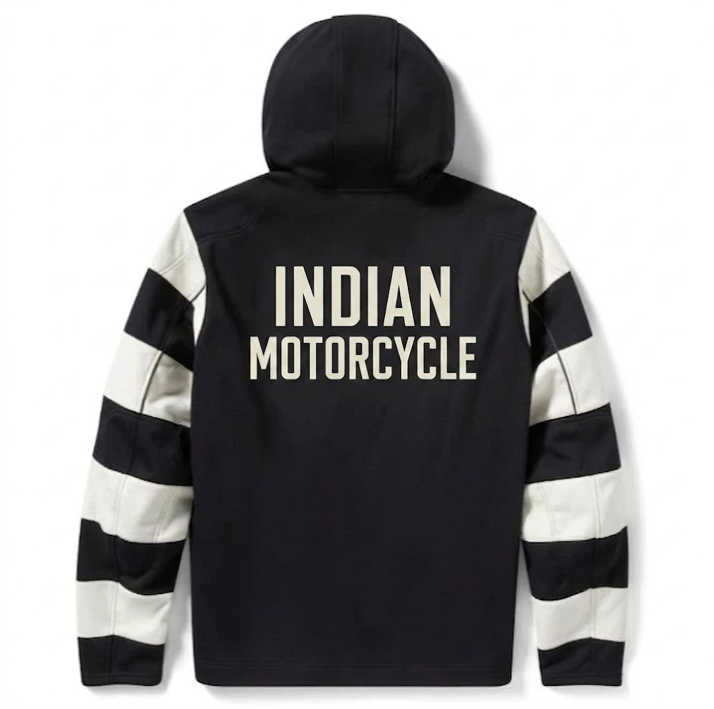 Men's Indian Motorcycle Breakout Deflector 2.0 Hooded Riding Fleece