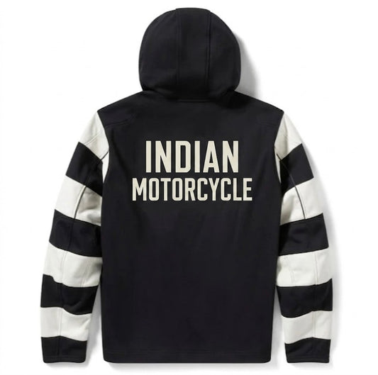 Men's Indian Motorcycle Breakout Deflector 2.0 Hooded Riding Fleece