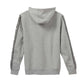 Men's hoodie with print on sleeves, grey