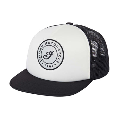 Black And White I Script Flat Peak Cap, Multi