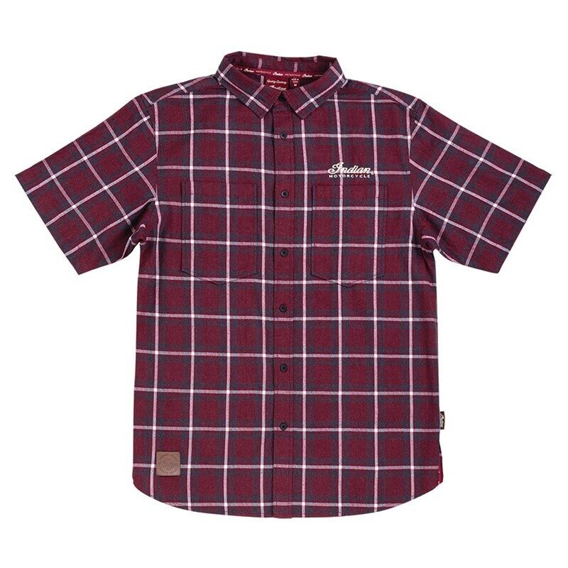 Indian Motorcycle Headdress Plaid Shirt - Indian Motorcycle Jacket