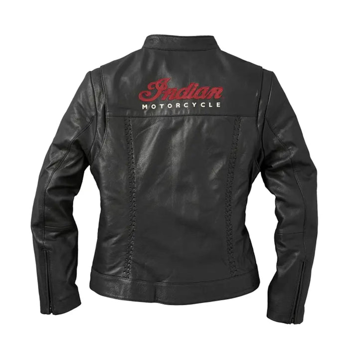Indian Motorcycle IMC Women's Black Leather Jacket