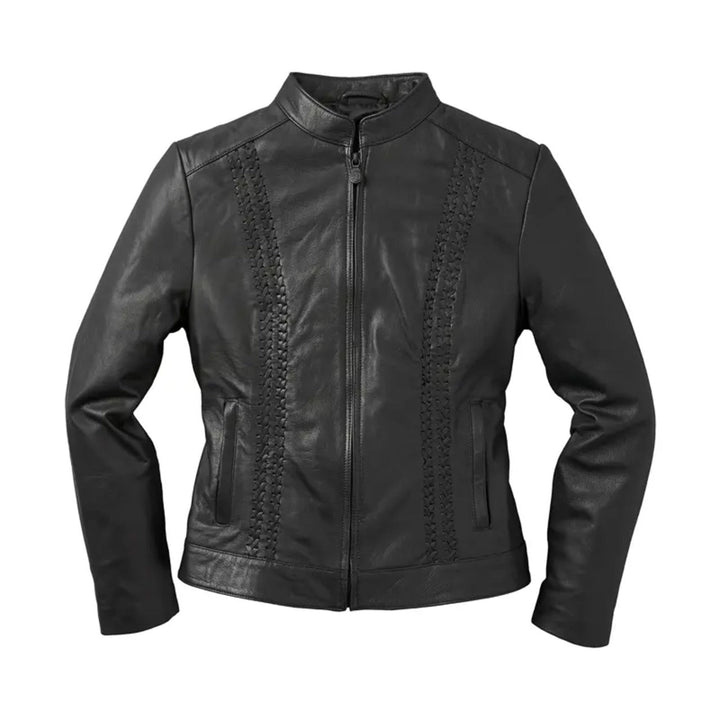 Indian Motorcycle IMC Women's Black Leather Jacket