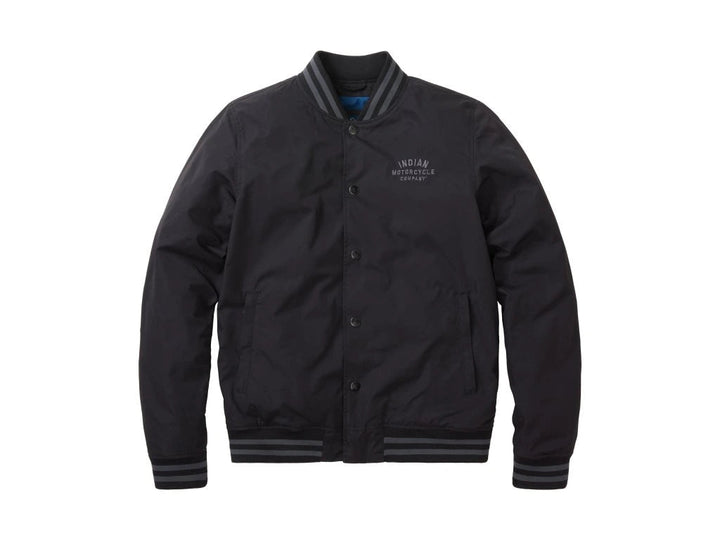 Indian Motorcycle Men's Casual Bomber Jacket - Black