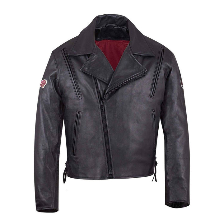 Indian Motorcycle Men's Horsehide Libery Jacket, Black