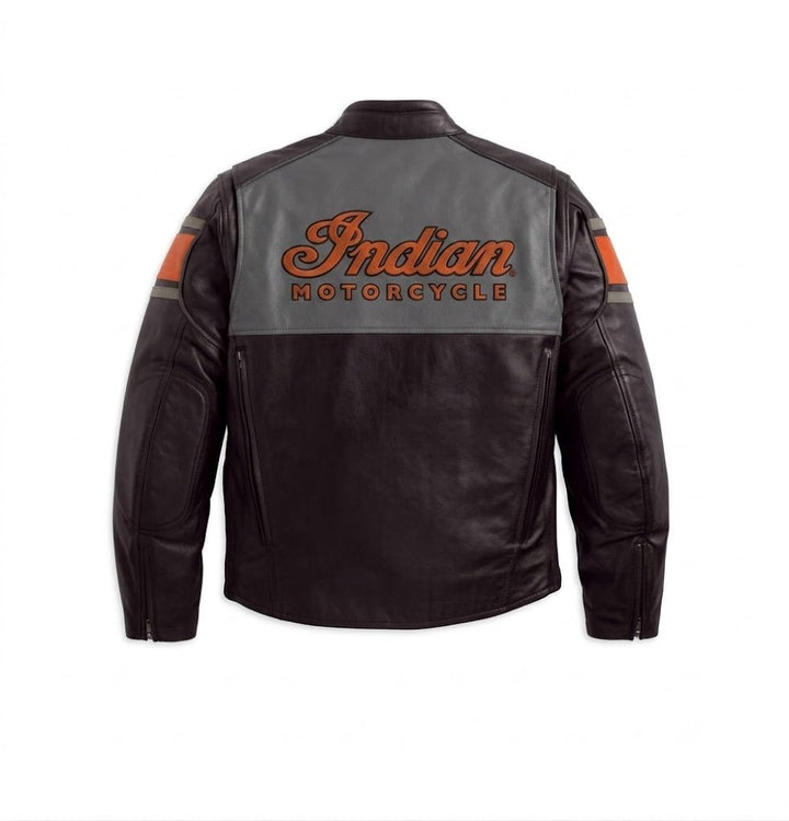 Indian Motorcycle Men's Motorcycle Leather Jacket