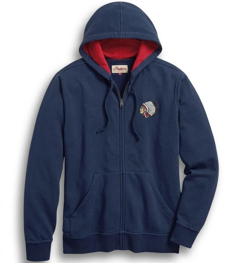 Indian Motorcycle Men's Zip-Front Hoodie - Indian Motorcycle Jacket