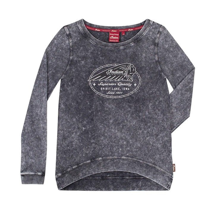 Indian Motorcycle Women's Sweater - Grey - Indian Motorcycle Jacket