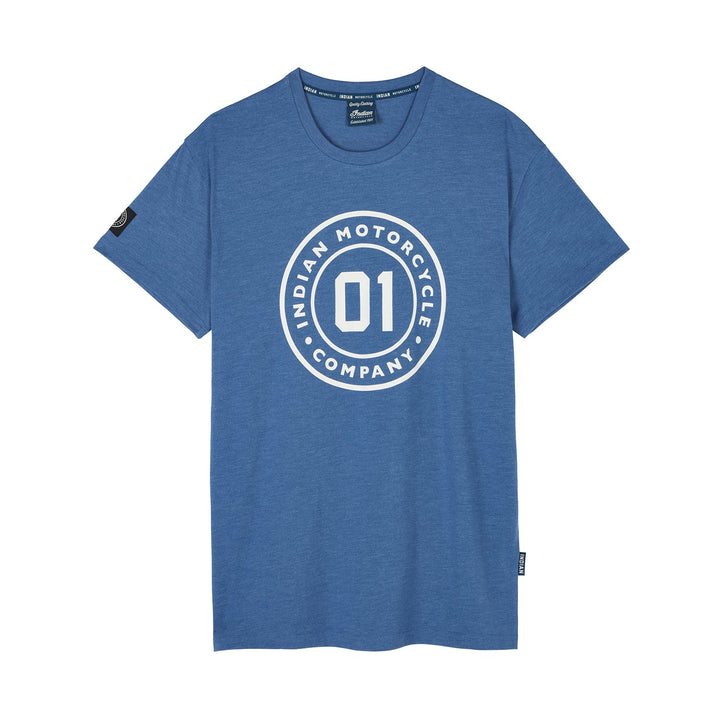 Men's 01 Icon Print T-shirt, Blue