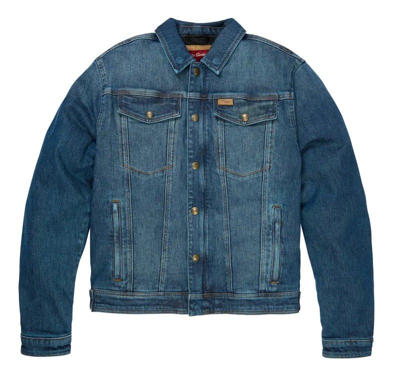 Men's Baltimore Denim Jacket, Blue - Indian Motorcycle Jacket