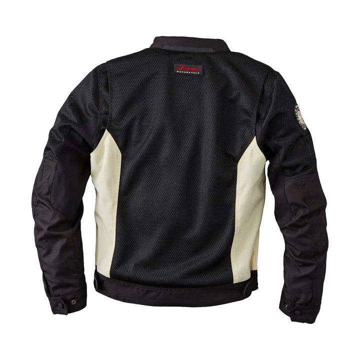 Men's Black & White Motorcycle Jacket