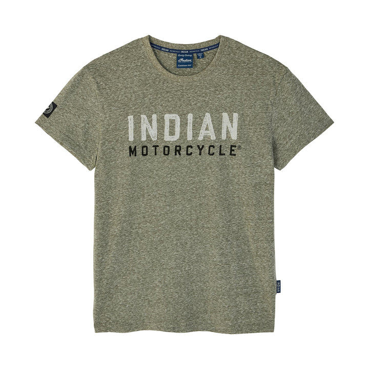 Men's Block Logo Marl T-Shirt, Green