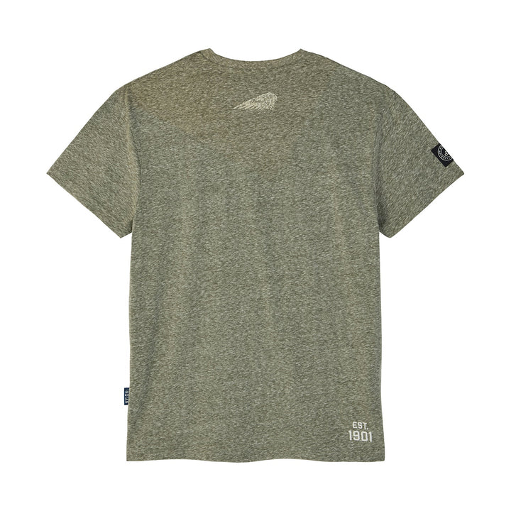 Men's Block Logo Marl T-Shirt, Green