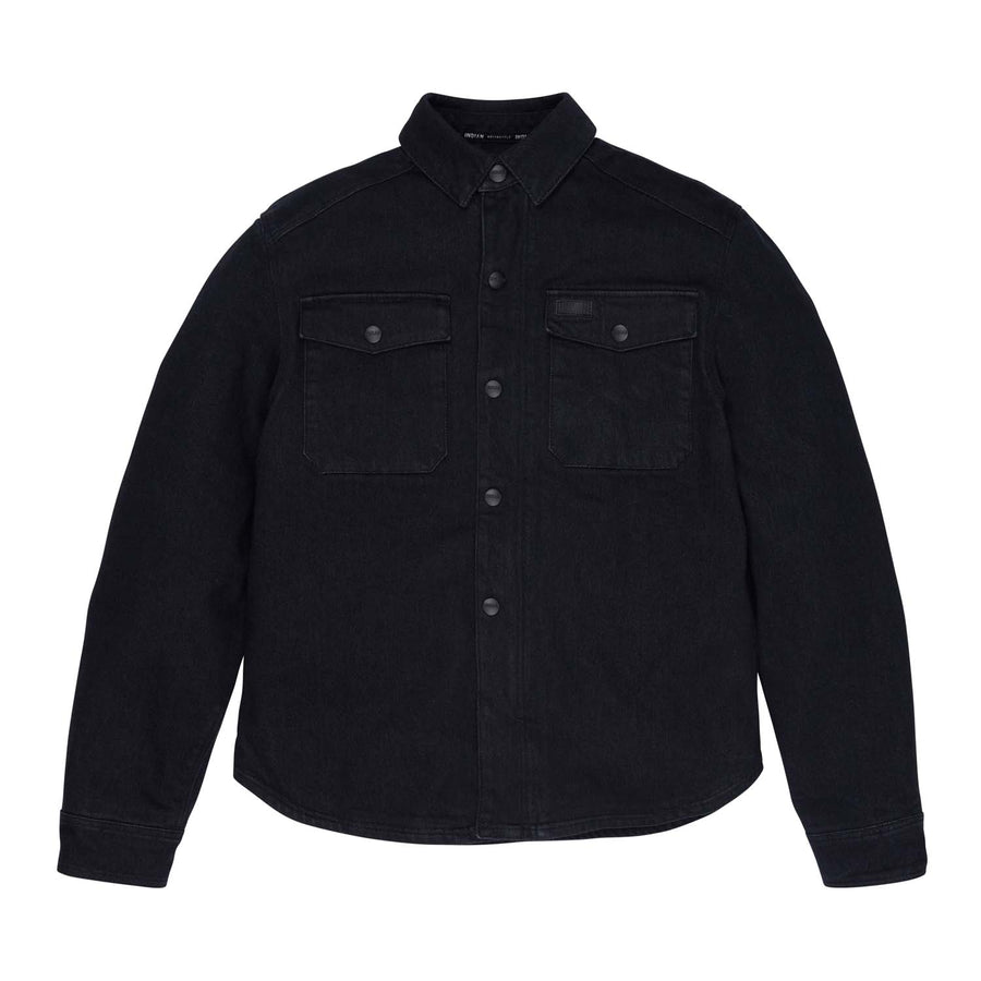 Men's Canyon Denim Overshirt, Black - Indian Motorcycle Jacket