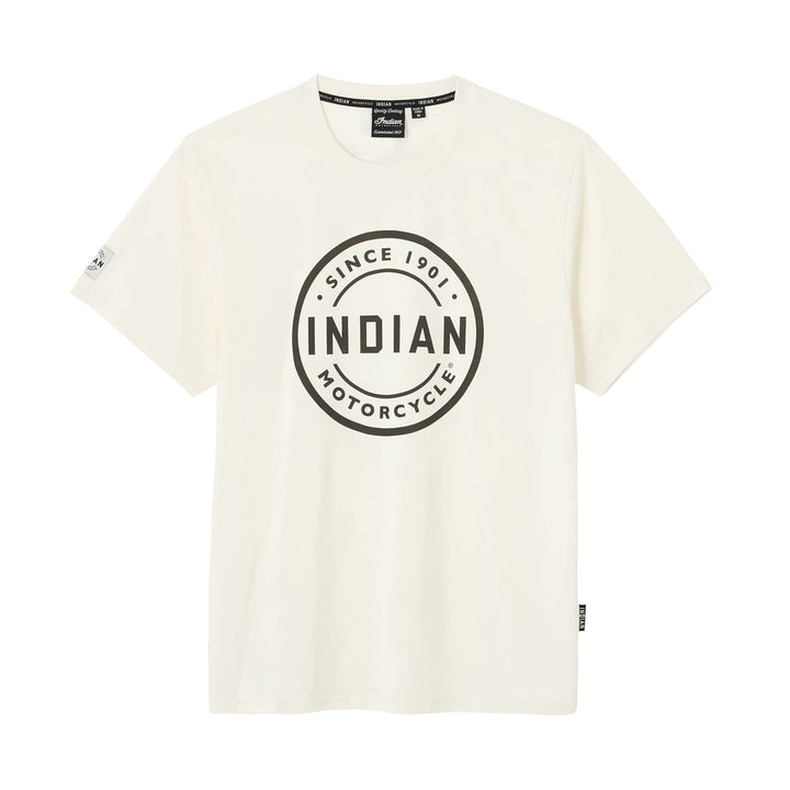 Men's Circle Block Logo T-Shirt, White