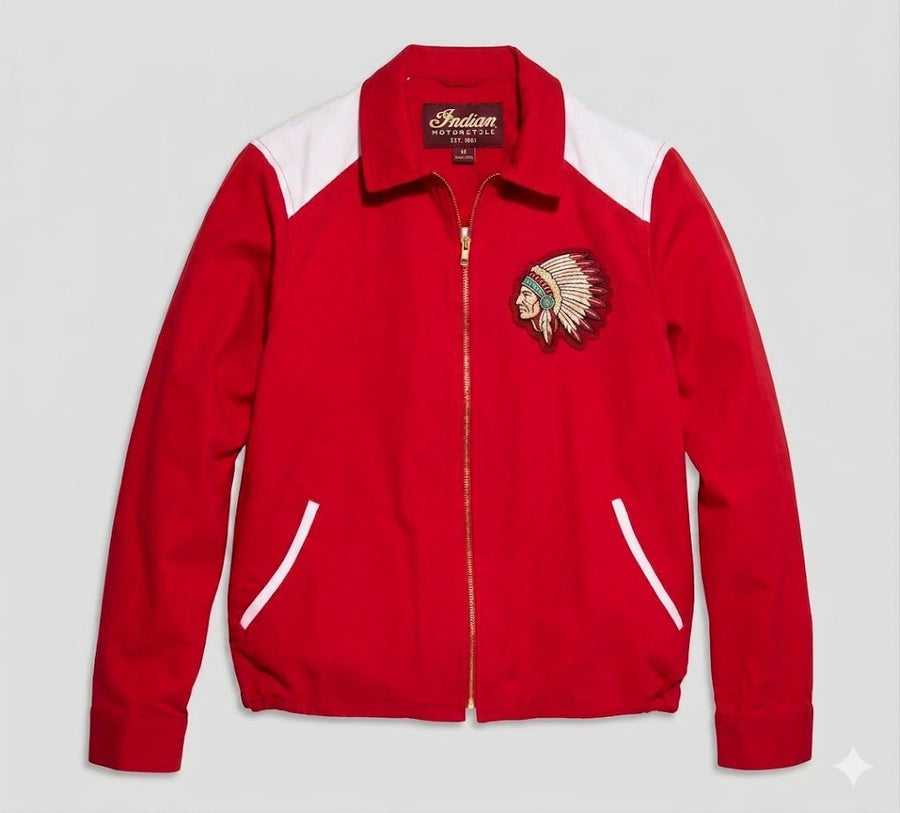 Men's Club Jacket - Red - Indian Motorcycle Jacket