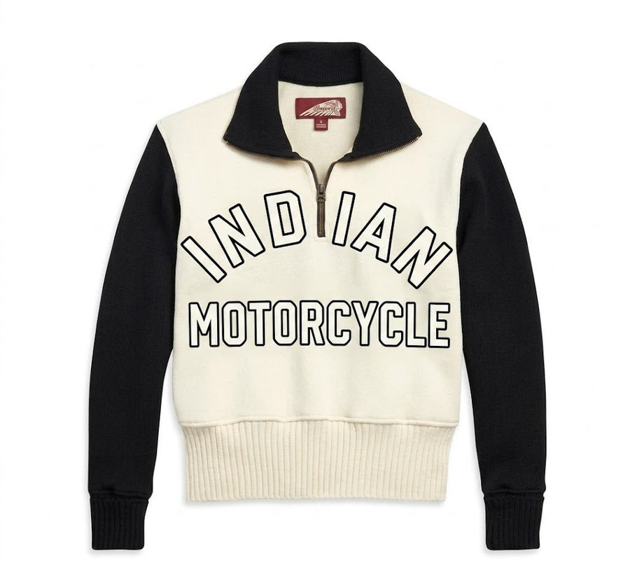Men's CM Arch Race Font Sweater - Indian Motorcycle Jacket