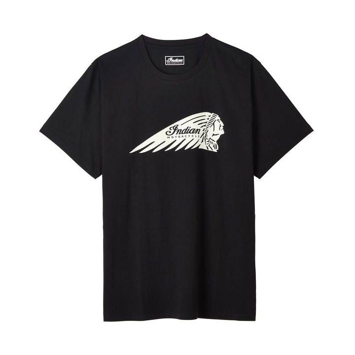 Men's Essential Headdress Logo T-shirt, Black