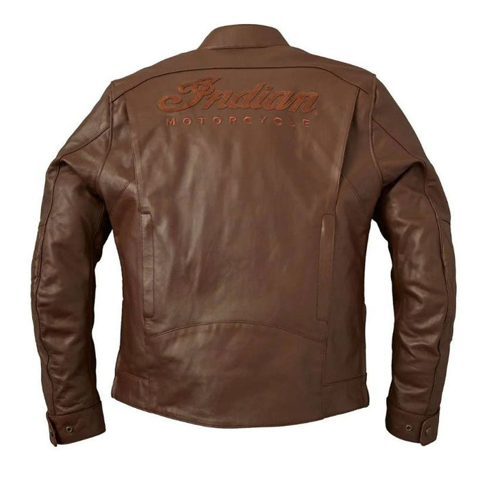 Men's "GETAWAY" Motorcycle Jacket, Brown