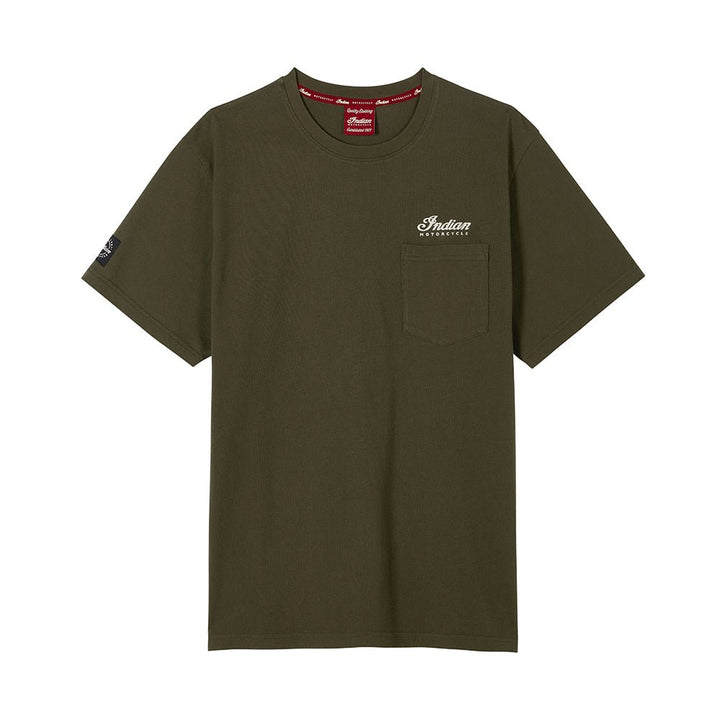 Men's Headdress Pocket T-shirt, Green