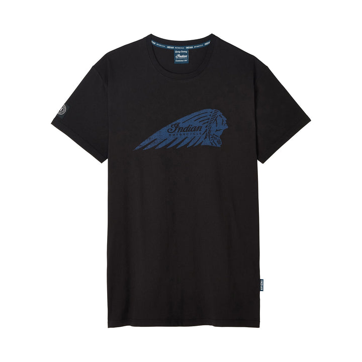 Men's Headdress Print T-shirt, Black