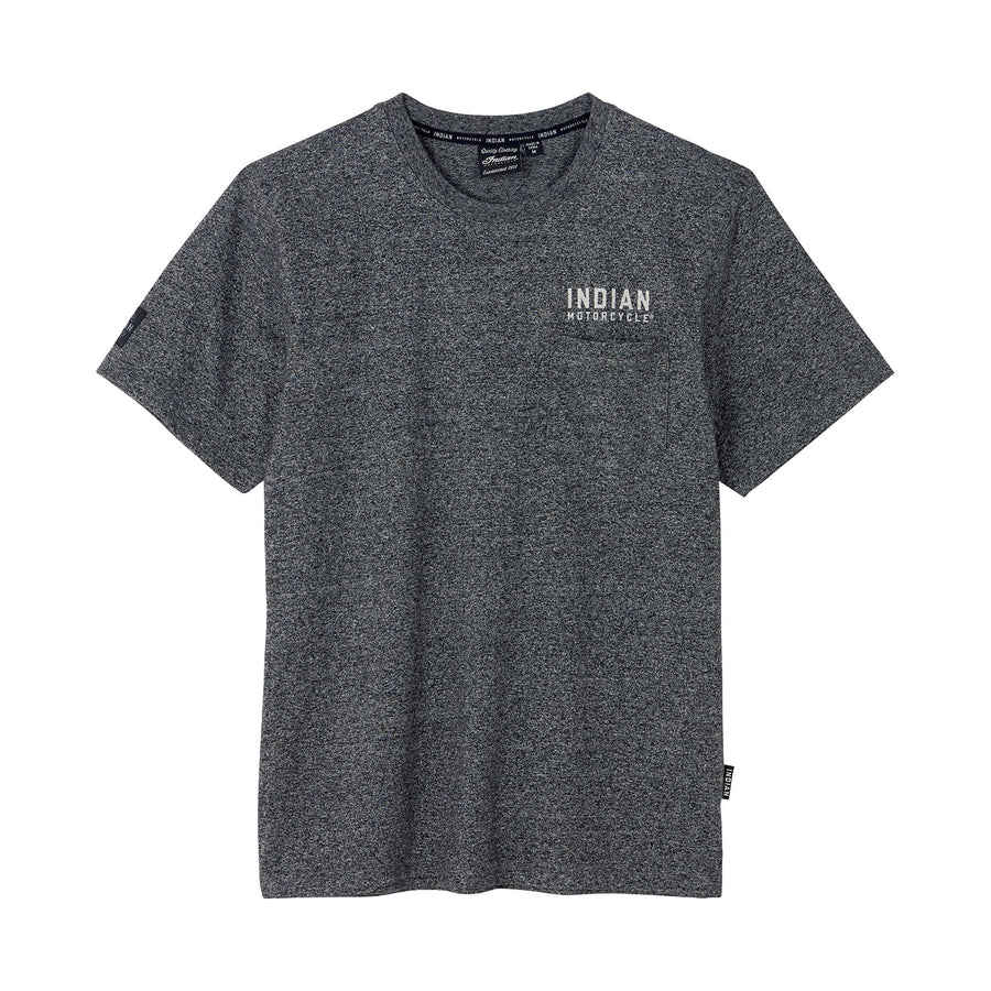 Men's IMC Icon Pocket T-Shirt, Gray - Indian Motorcycle Jacket