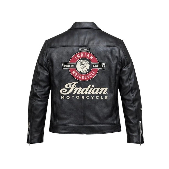 Men's Indian Bomber Icon Leather Jacket