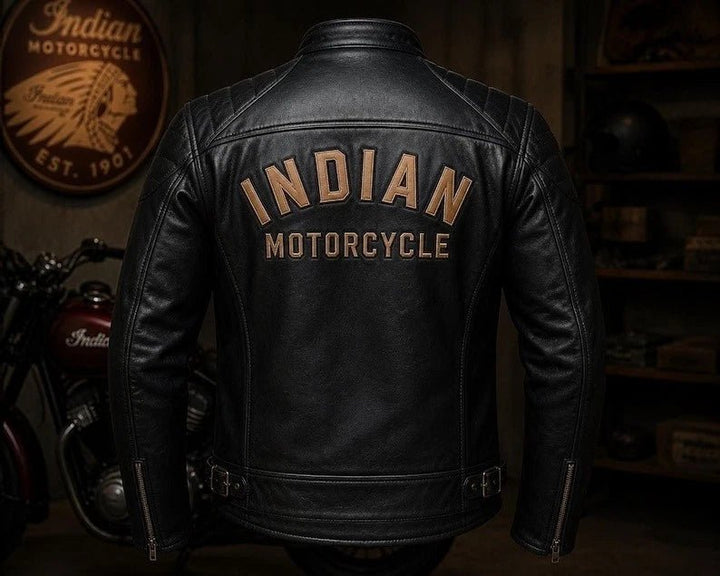 Men's Indian Bomber Icon Leather Jacket