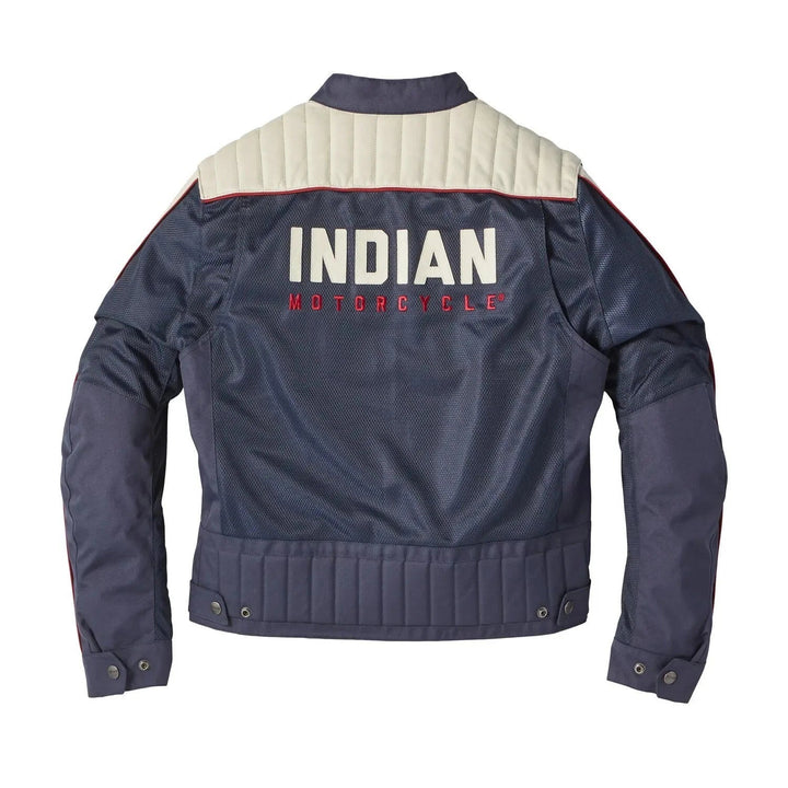 Men's Indian Motorcycle Blue Arizona Racing Mesh Jacket