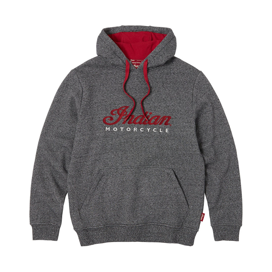 Men's Logo Headdress Hoodie, Gray - Indian Motorcycle Jacket