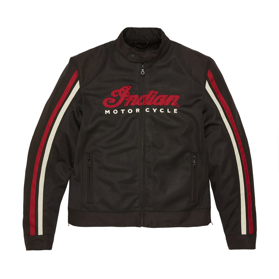 Men's Milestone Mesh Jacket, Black - Indian Motorcycle Jacket