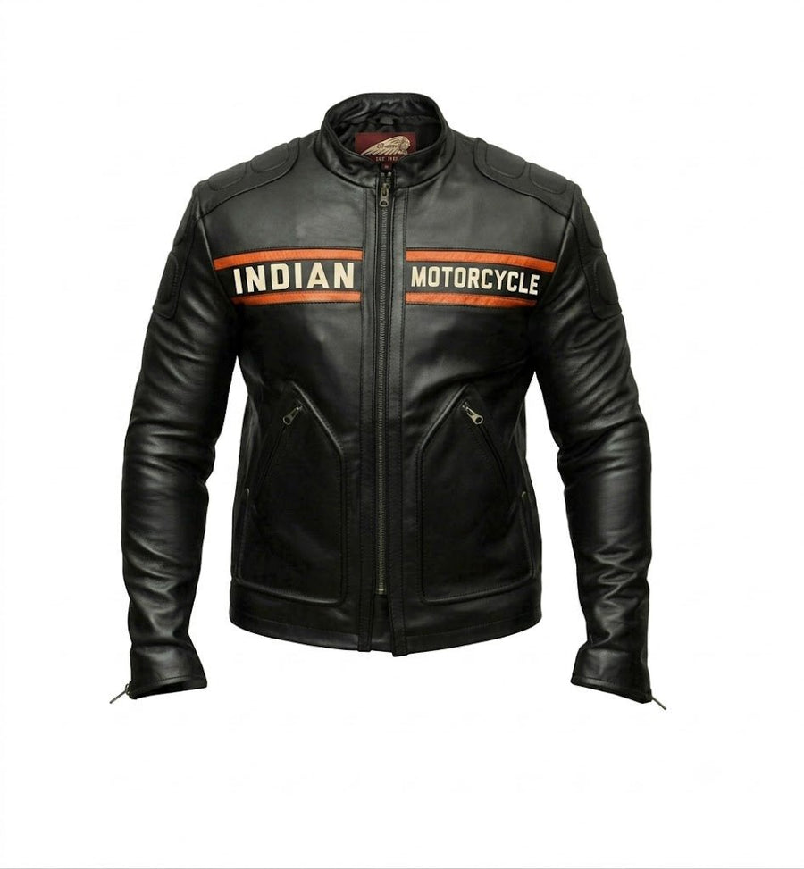 Men's Passing Link Indian Motorcycle Leather Jacket Goldberg - Indian Motorcycle Jacket