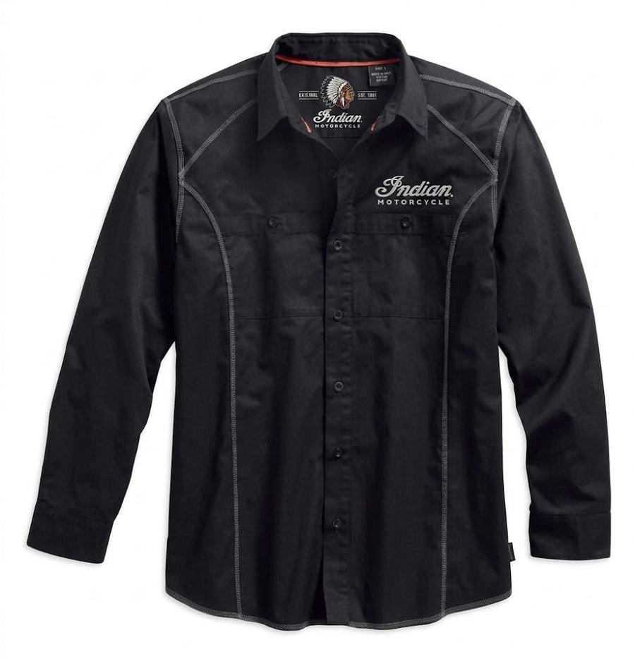 Men's Performance Coldblack Tech Long Sleeve Shirt - Indian Motorcycle Jacket