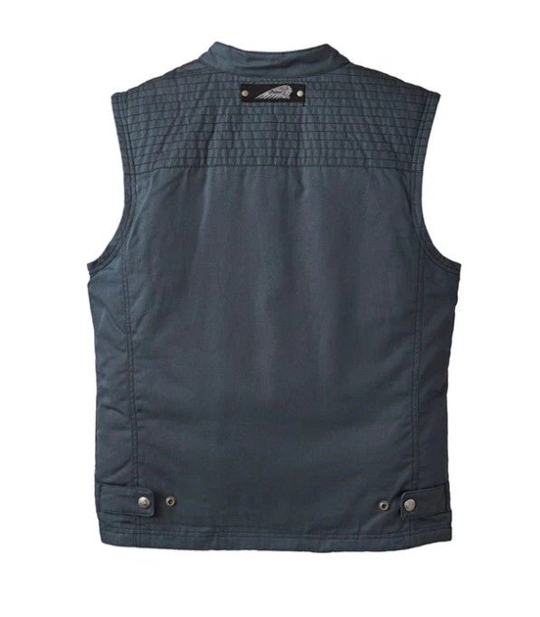 Men's Retro Casual Waxed Cotton Vest