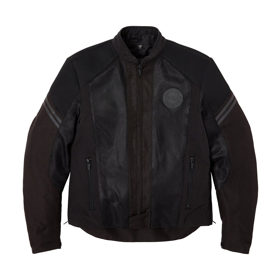 Men's San Pedro Mesh Jacket, Black - Indian Motorcycle Jacket