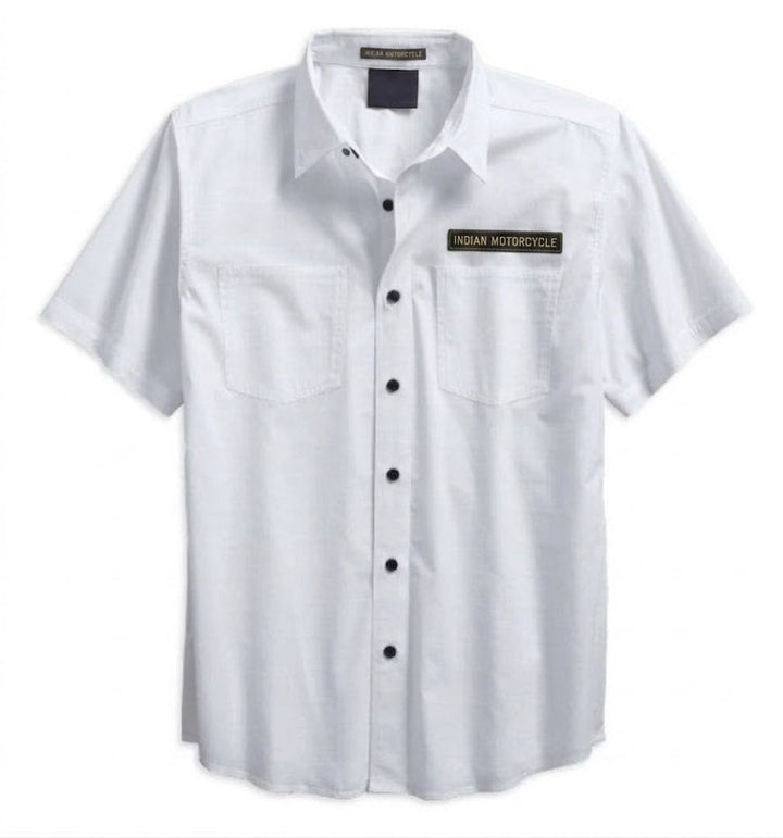Men's Textured Button Up Shirt