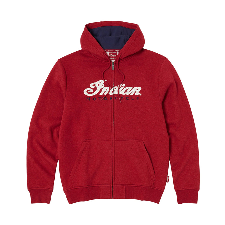 Men's USA Flag Hoodie, Red - Indian Motorcycle Jacket