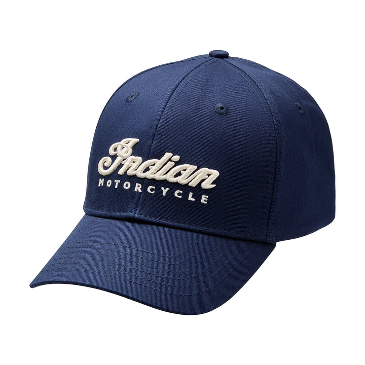 Script Logo Embroidery Cap, Navy