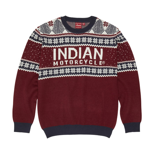 Unisex Indian Motorcycle Holiday Sweater