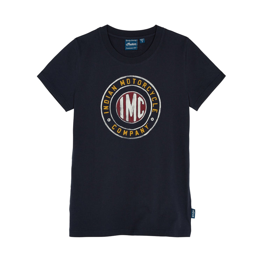 Women's Color IMC Icon T-Shirt, Navy - Indian Motorcycle Jacket